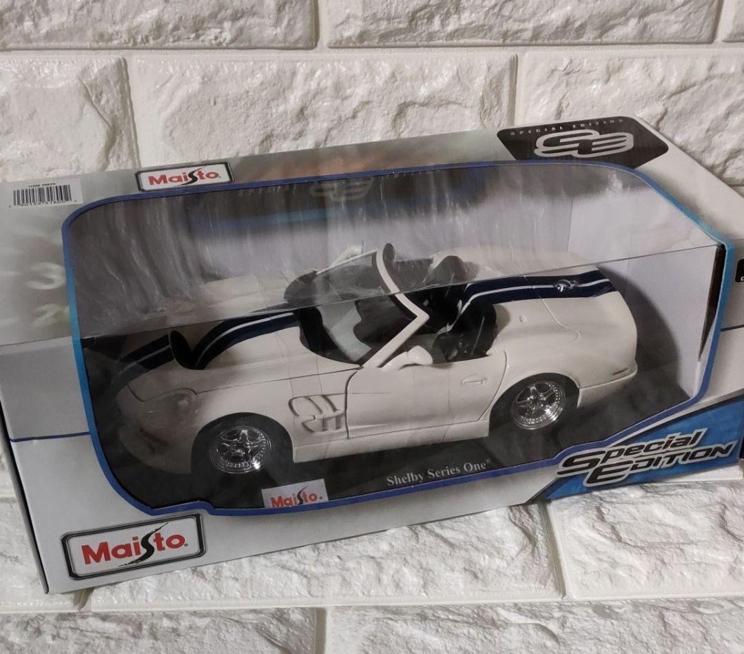 《ミニカー》★Maisto『Shelby Series One』1/18