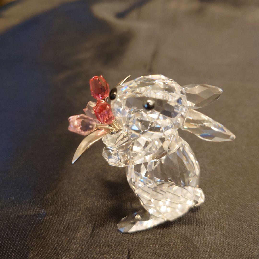 スワロフスキー うさぎとチューリップ うさぎ花束 - メルカリ