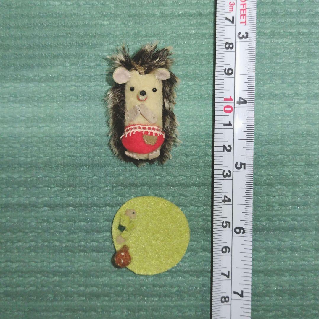 美品）ハリネズミ2 ステッチ様創作人形 - メルカリ