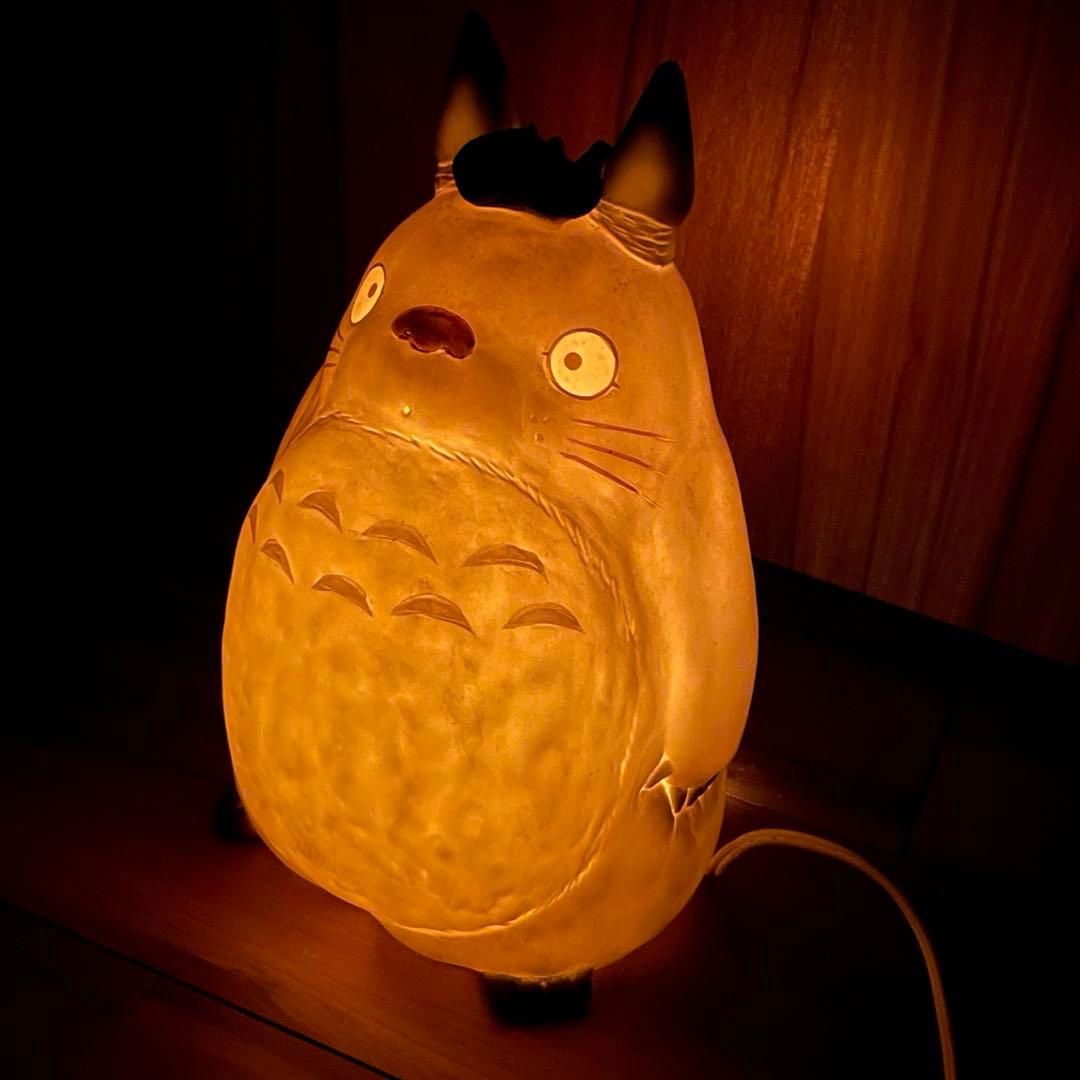ジブリ ルームライト トトロ ランプ 陶器 希少 となりのトトロ - メルカリ