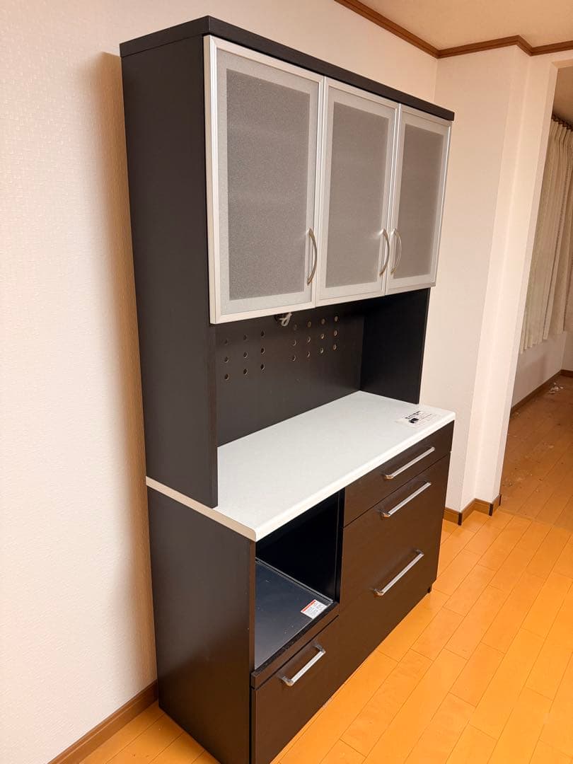 Q3036 キッチンボート 食器棚 収納棚 コンセント付き 家具