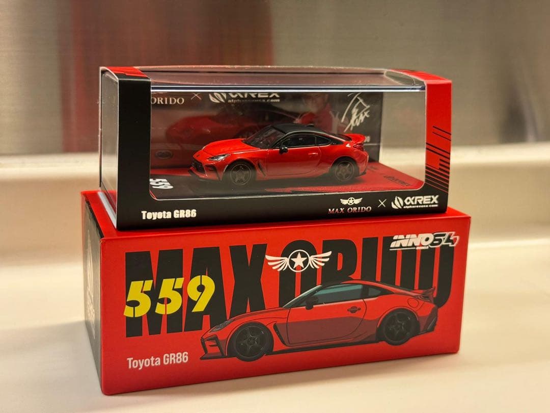 Inno64 1/64 Max Orido Toyota GR86 赤 - メルカリ