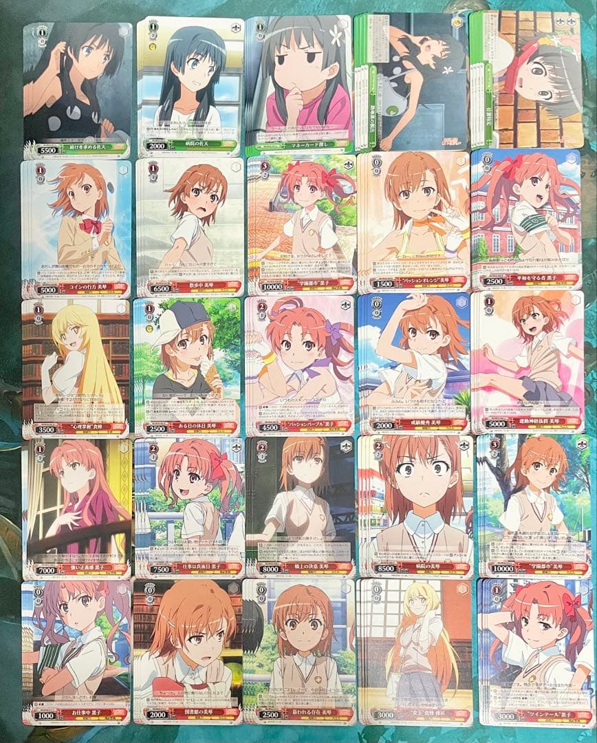 ヴァイス 禁書目録＆超電磁砲 ブースターパック3種 RR以下 4コン おまけ