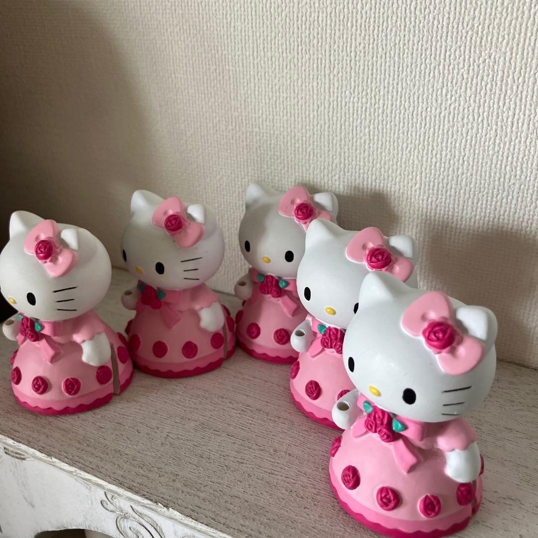 ハローキティ キティちゃん サンリオ 陶器 フィギュア 席 ペーパー