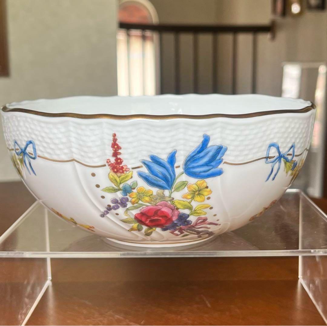 希少品】リチャードジノリ☆ファルファッレフィオリータ☆サラダボウル②