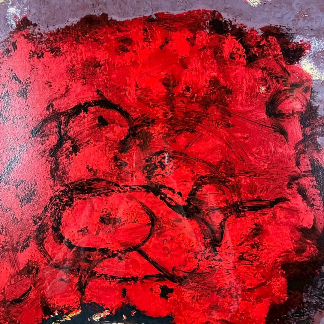 美品 三岸節子「花ヴェロンにて」シルクスクリーン 三岸太郎の遺族