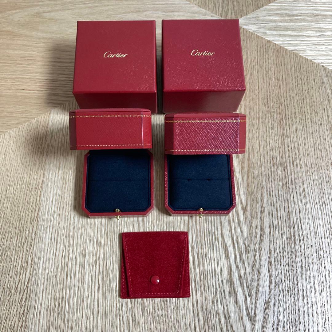 新品】Cartier 指輪入れ 赤いジュエリーボックス 小物入れ スエード