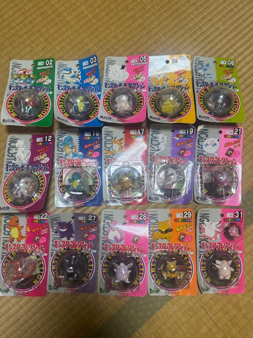 新品未開封品　モンコレ　初期　ピカチュウ、ゲンガーなど15体　TOMY　ポケモン 新品未開封品 モンコレ 初期 ピカチュウ、ゲンガーなど15体 TOMY