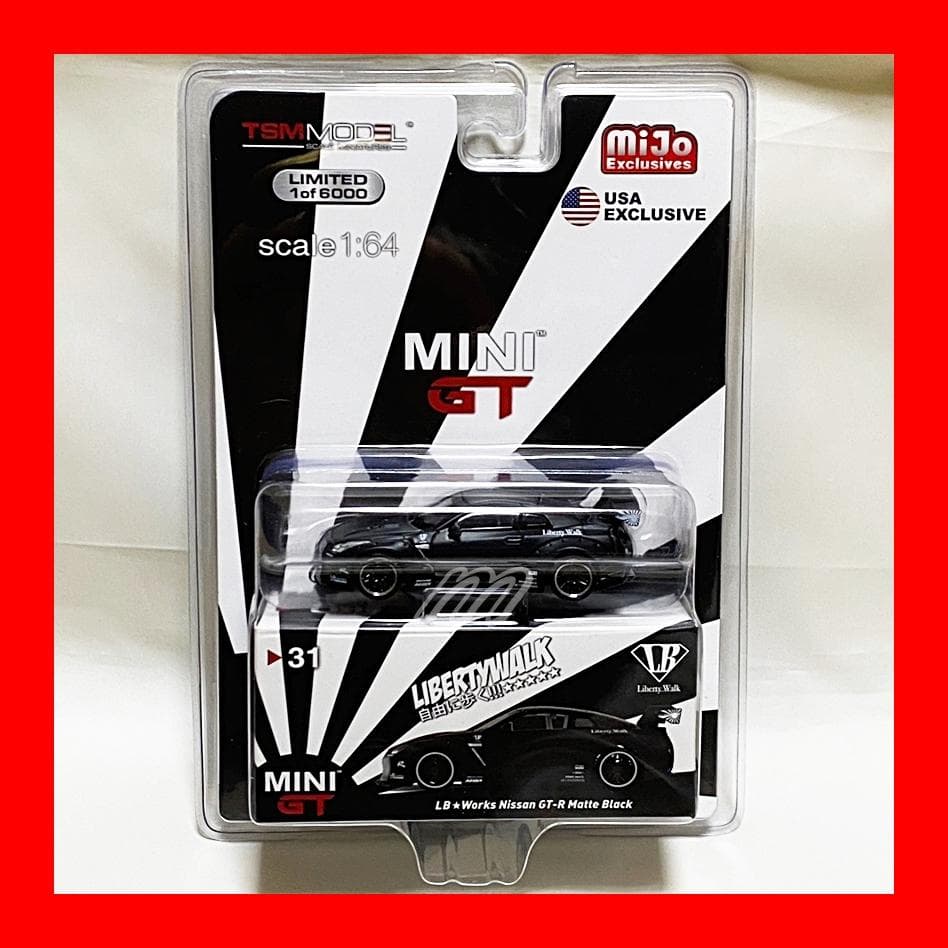 ⭐️MINI GT LB☆WORKS GT-R R35 マットブラック 北米限定 - メルカリ