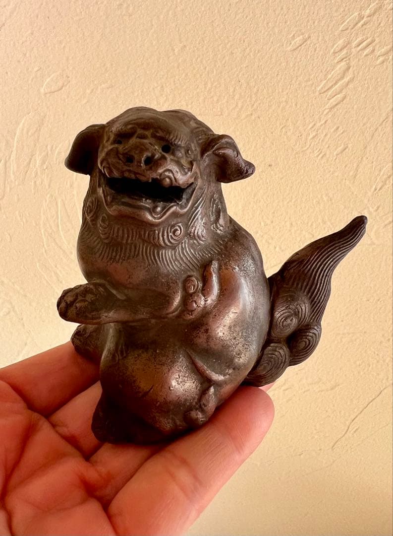 時代物　古い備前焼　獅子　置物　古備前　狛犬　阿吽 備前焼 獅子・狛犬セット | 特典のご紹介 | 岡山県備前市ふるさと納税
