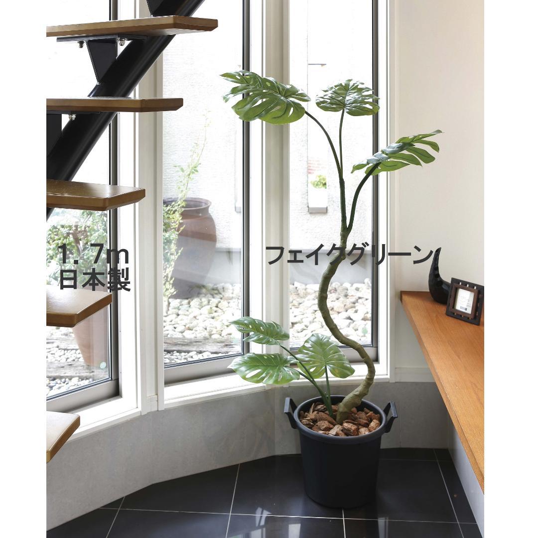 光触媒 人工観葉植物 ウォールグリーン フェイクグリーン モンステラ1.01.0