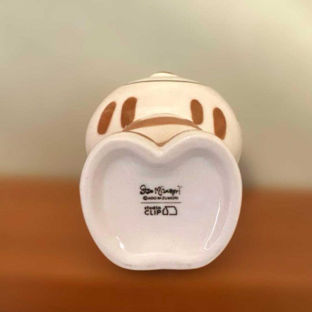 スタディオクリップ 水森亜土コラボ 陶器フラワーベース ミータン