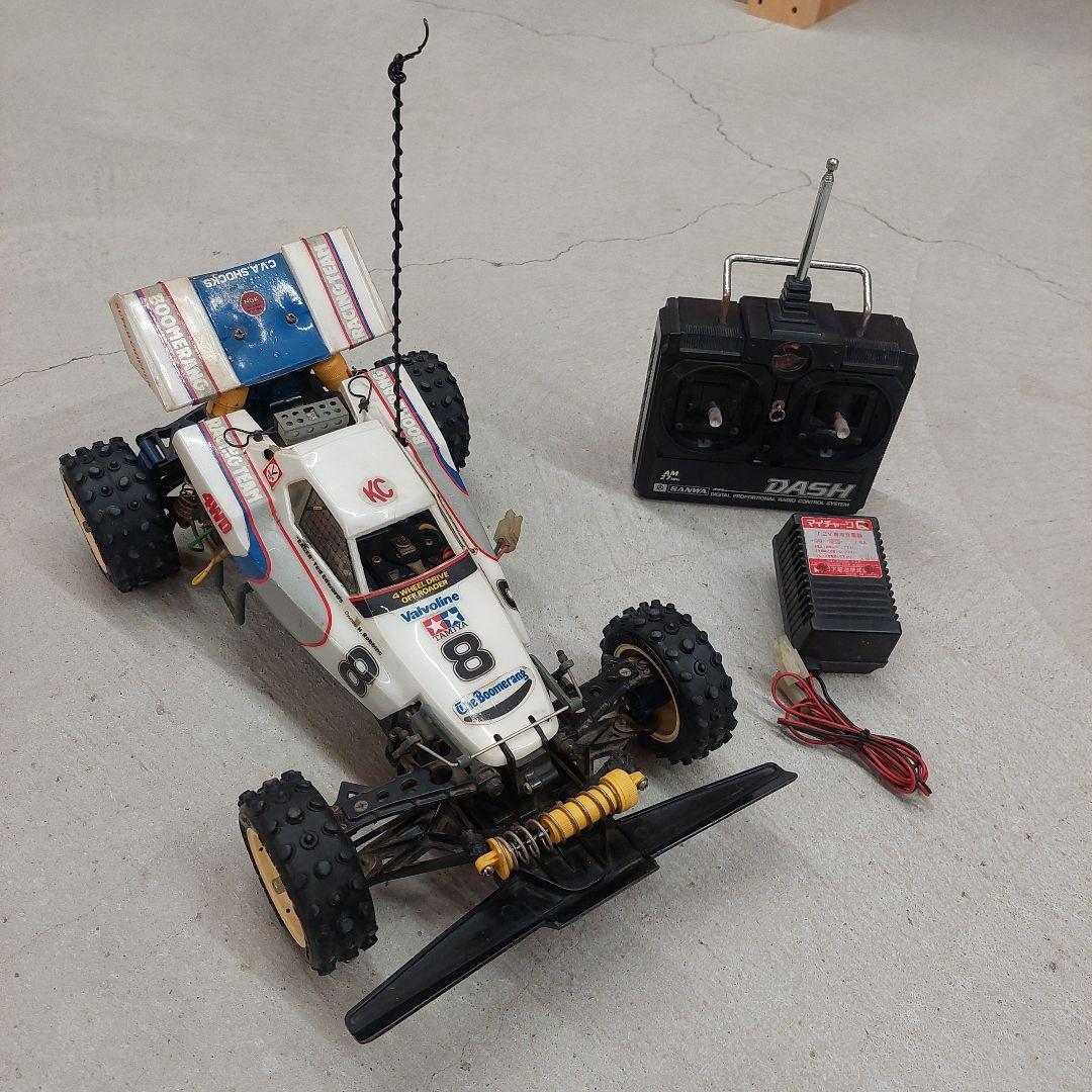 当時物タミヤRCカー ブーメラン4WDサンワプロポ バッテリー急速充電器セット タミヤ（TAMIYA） 1/10 電動RCカーシリーズ No.418 ブーメラン (2008