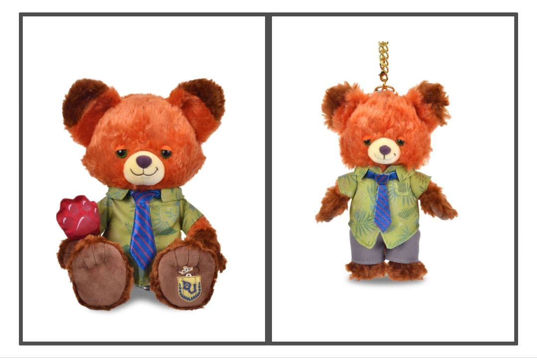 ディズニーストア　パウシクル　ズートピア　ニック　ぬいぐるみ　キーチェーン ディズニーストア パウシクル ズートピア ニック ぬいぐるみ キー