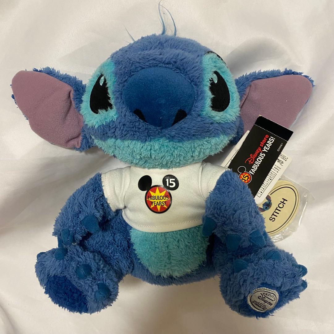 ディズニーストア 15周年 ぬいぐるみ スティッチ - メルカリ