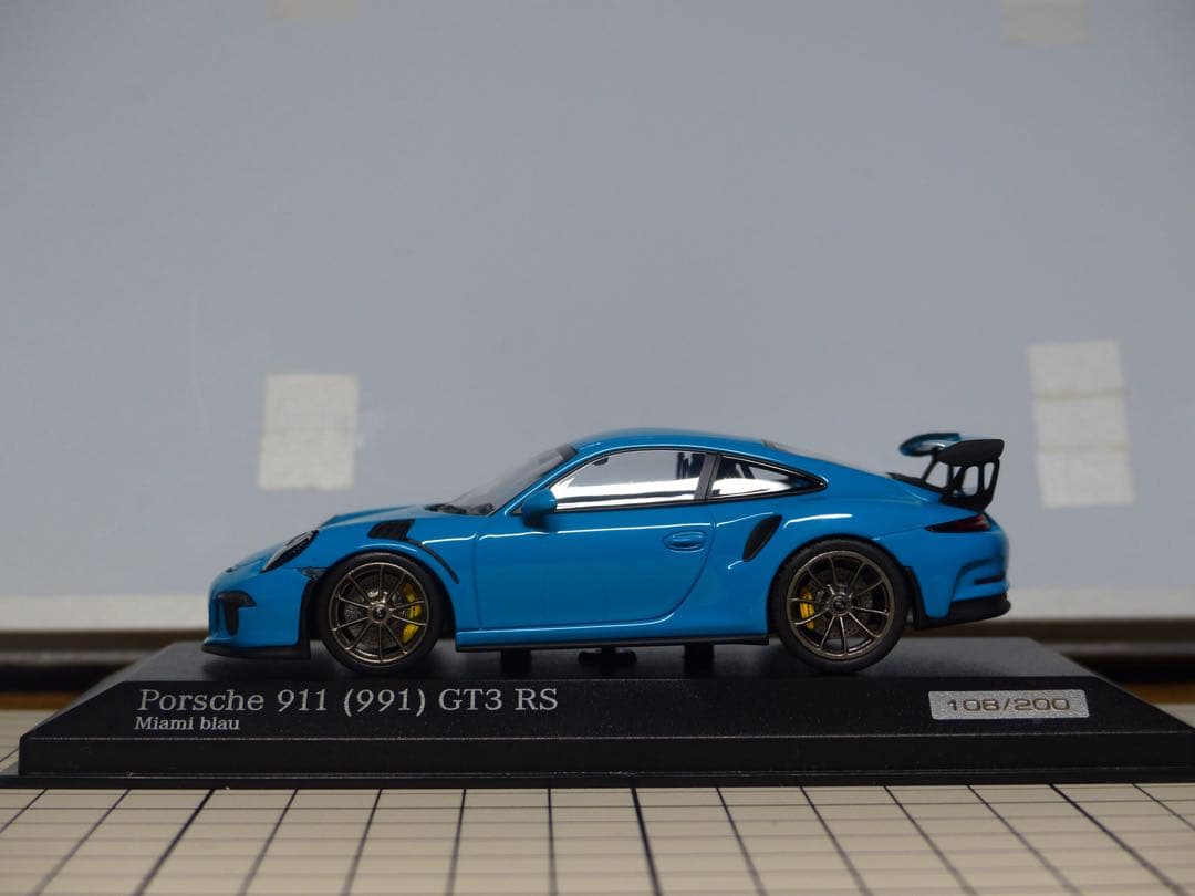 MINICHAMPS ミニチャンプス 991.1 GT3RS マイアミブルー - メルカリ