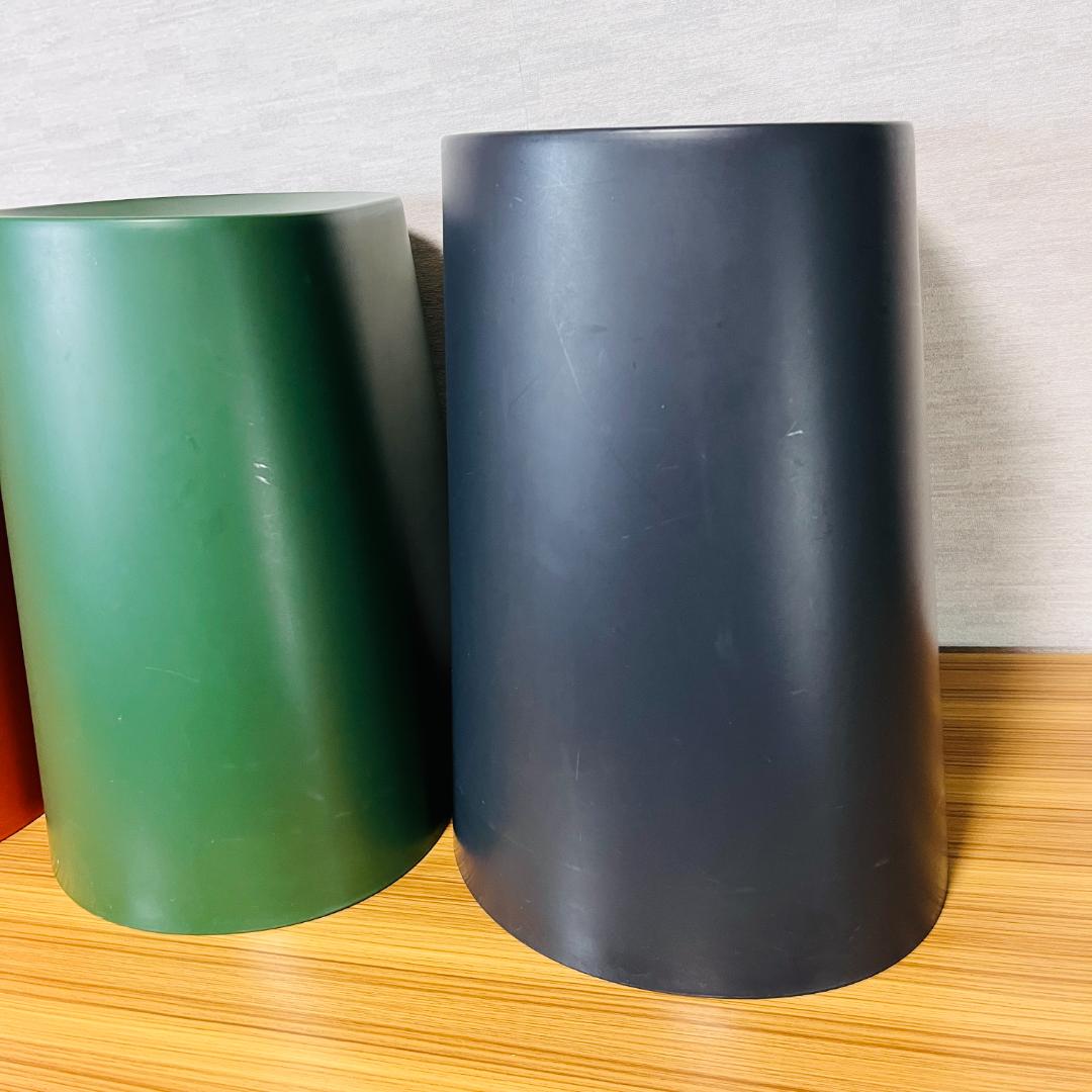 廃盤色】無印良品 ポリプロピレンスタッキングスツール 3個セット