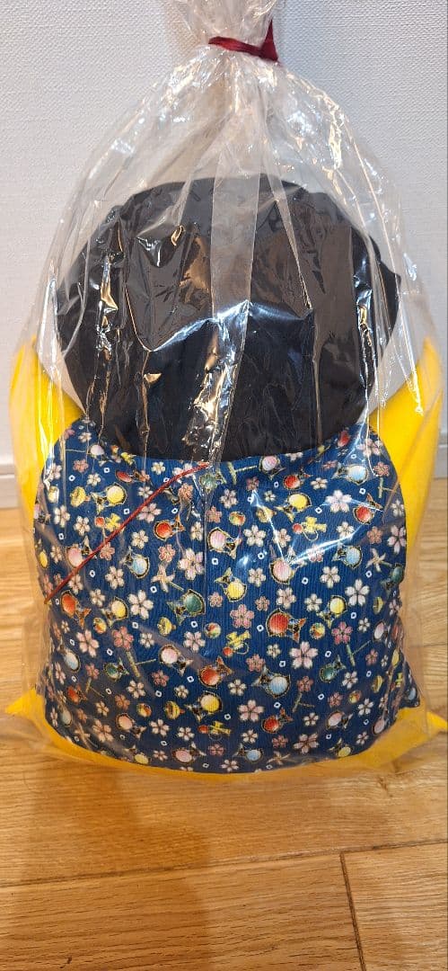 さるぼぼ 特大サイズ ジャンボ ぬいぐるみ BIG 黄色 金運 お守り 飛騨