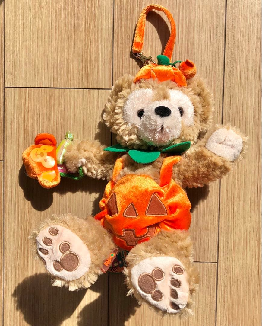 ディズニーシー】ダッフィー☆ぬいぐるみポーチ ハロウィン 25周年 レア
