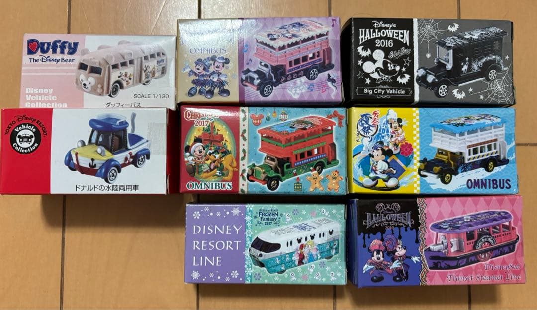 【コレクター向け】ディズニー トミカ 8点 2016/2017限定 未使用 トミカ ディズニービークルコレクション イースター 2022 リゾート