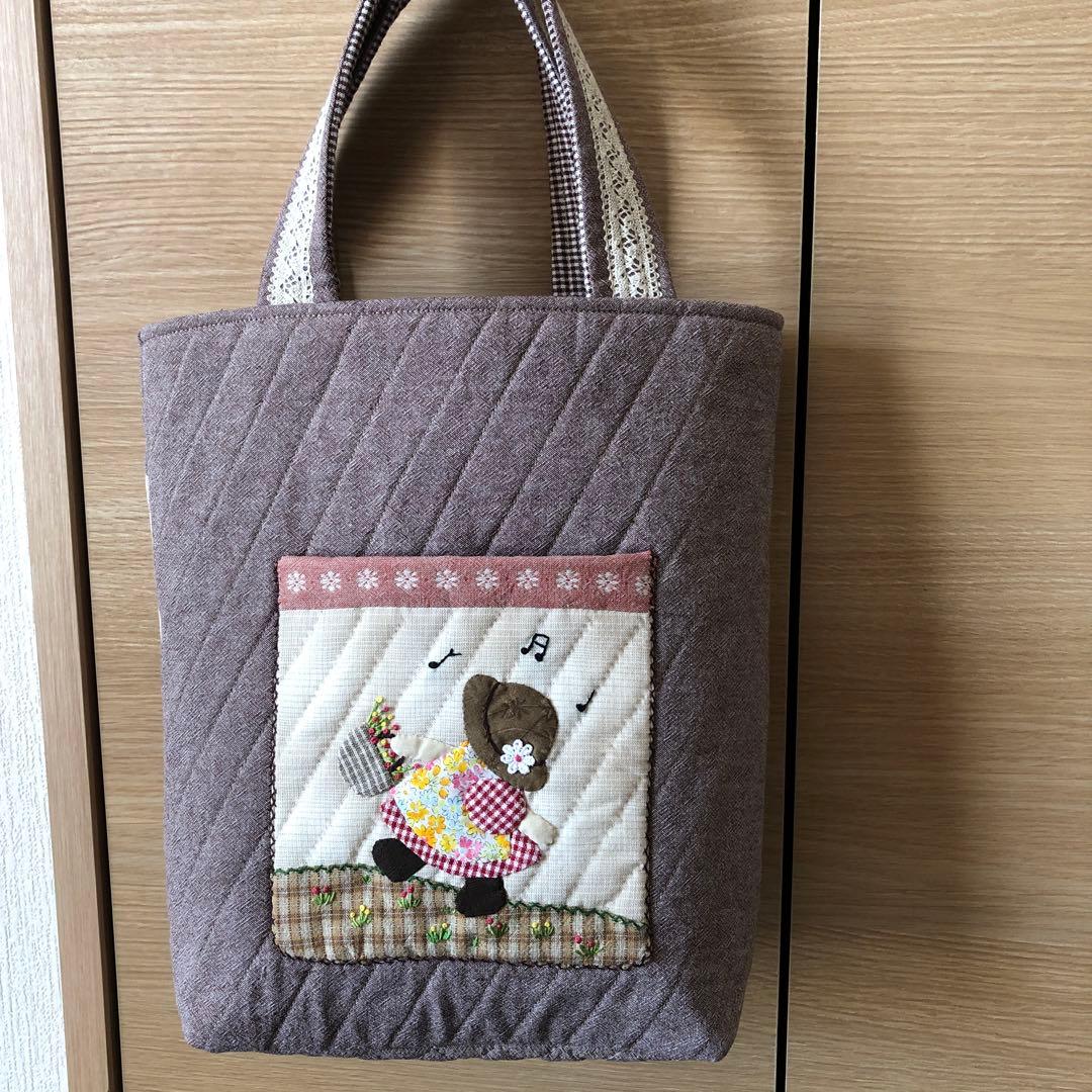 ハンドメイドパッチワークバッグ スーちゃん - メルカリ