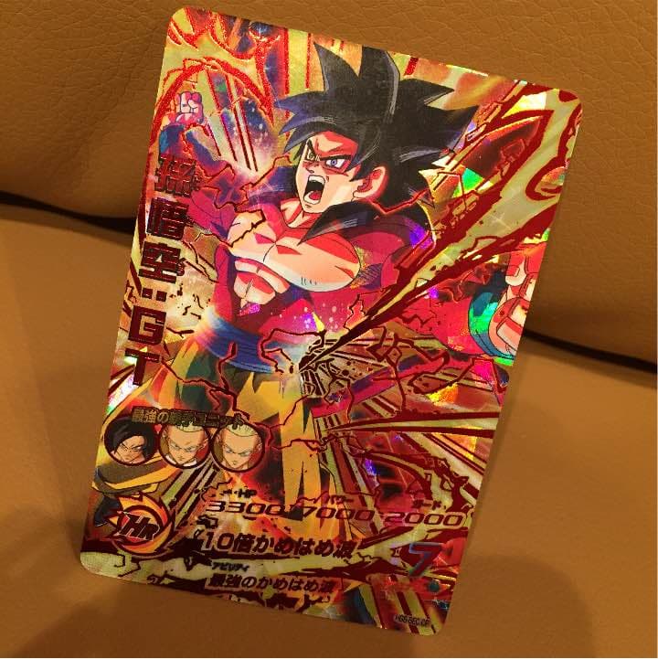 ドラゴンボールヒーローズ 孫悟空 GTシークレット ローダー&スリーブ