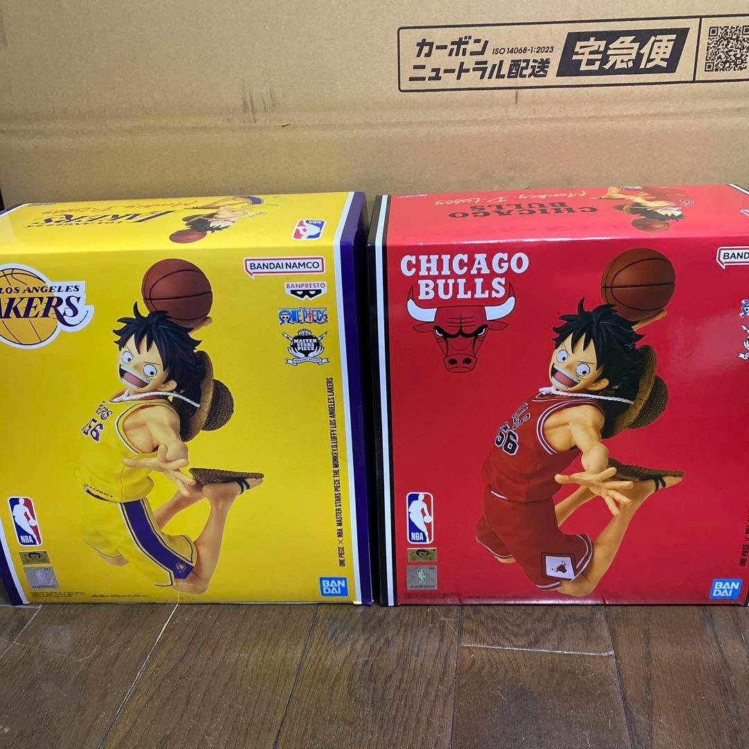 即日発送】ベースショップ NBA モンキー・D・ルフィ フィギュア 2点