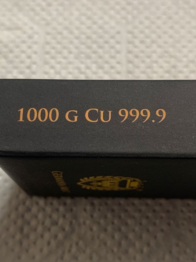 GERMANIA MINT 999.9 純銅バー 1000g - メルカリ