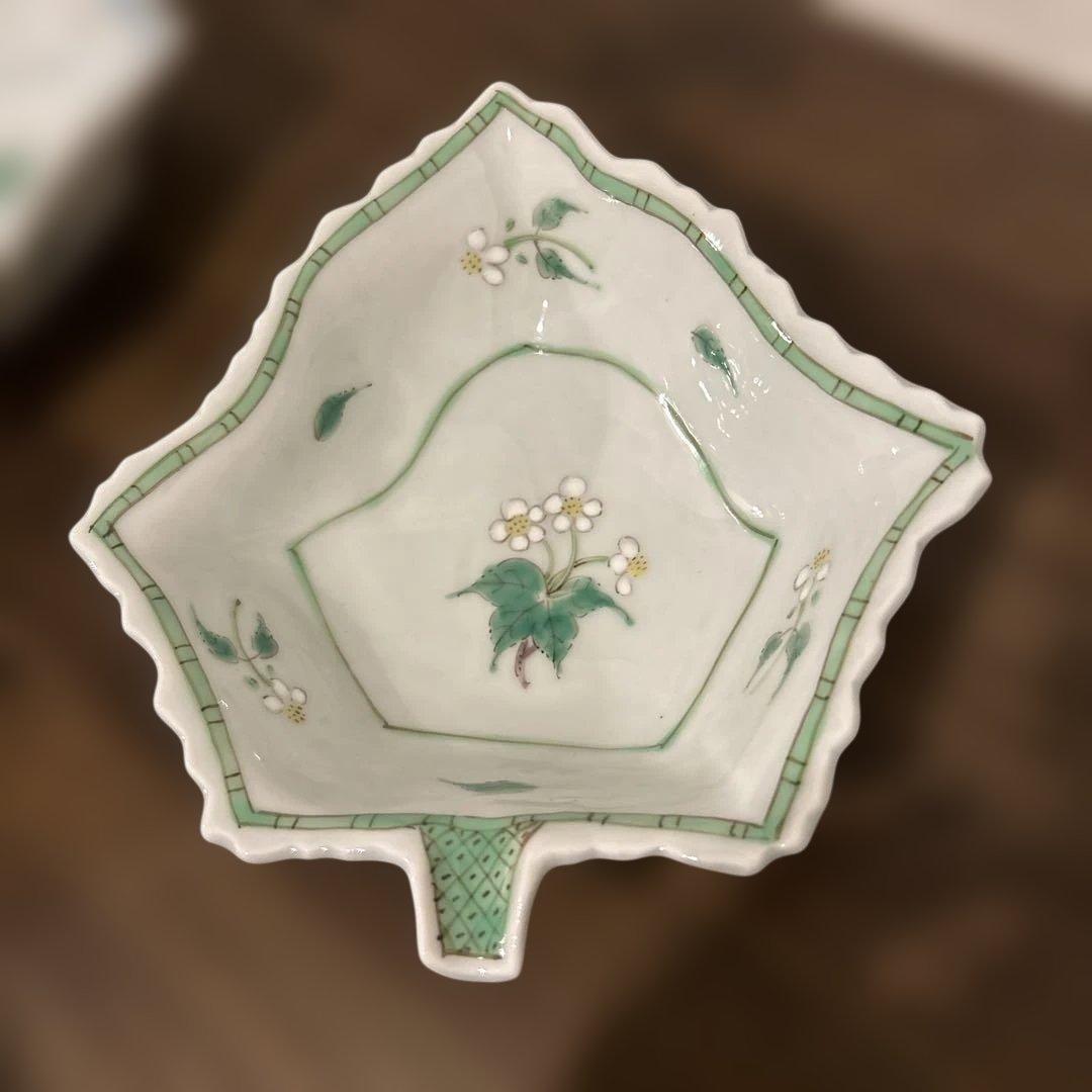 うつわ藍水　葉型小鉢　5種セット うつわ藍水 磁・波佐見 | にっこう生活館 ONLINE SHOP / 手造りの器