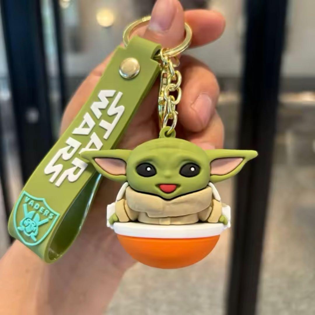 スターウォーズ ベビーヨーダ ベビーカーオレンジver キーホルダー