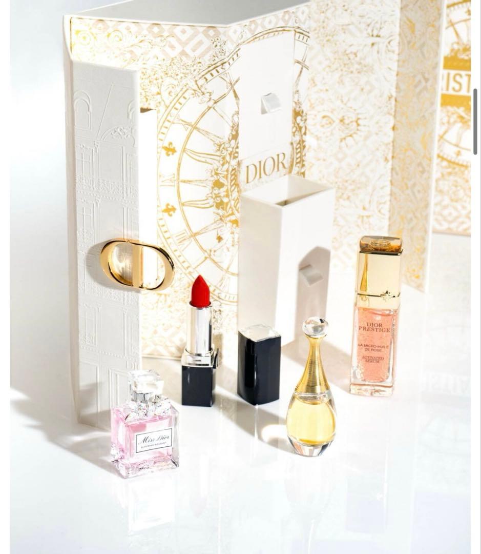 ディオール モンテーニュ コフレ DIOR ゴールドに煌めく庭園が描かれた、ディオール モンテーニュ