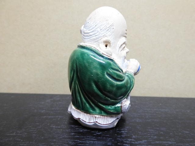 三浦竹泉 寿星香合 共箱 MA159