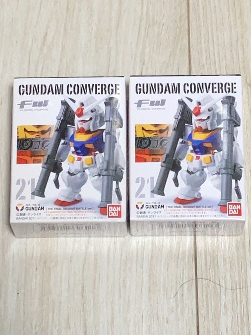 ガンダムコンバージ4 21 ガンダムファイナル レアとノーマル2種セット