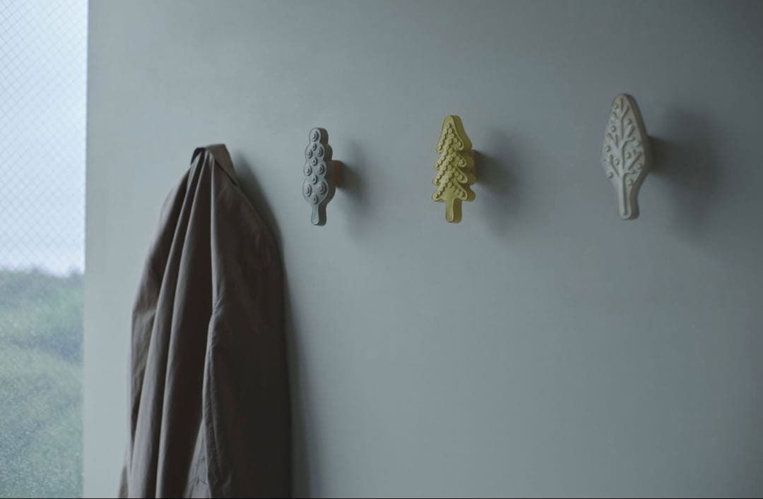 mina perhonen TREE HOOK 壁フック baum yellow TREE HOOK 壁フック - minä perhonen