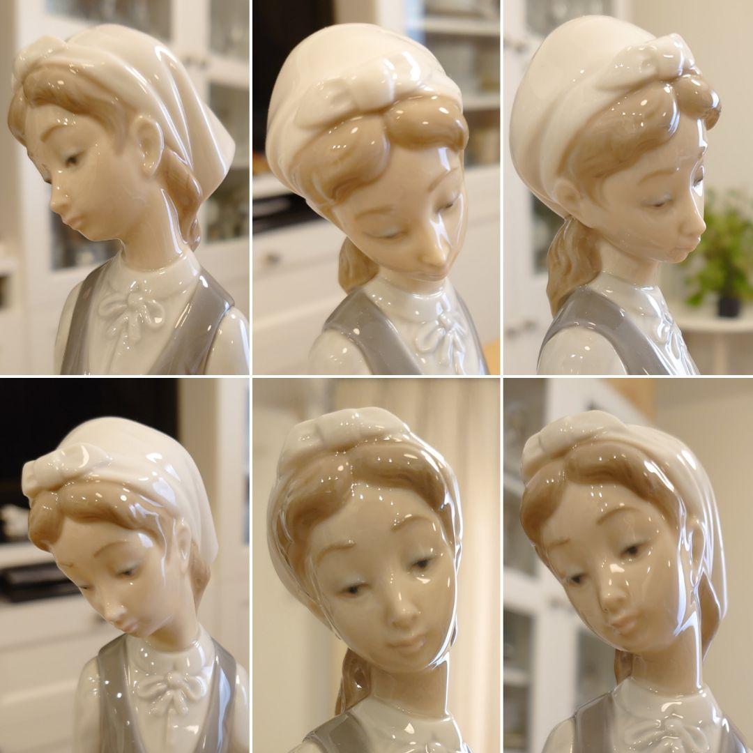 極美品 無欠損 希少】LLADRO リヤドロ No.4815『ガチョウと少女