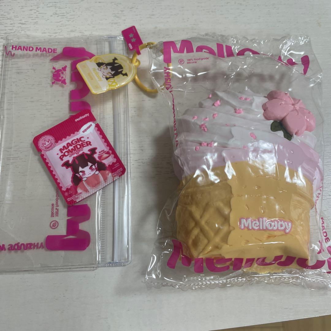 Mellojoy スクイーズ ソフトツイスト 桜 ソフトクリーム - メルカリ