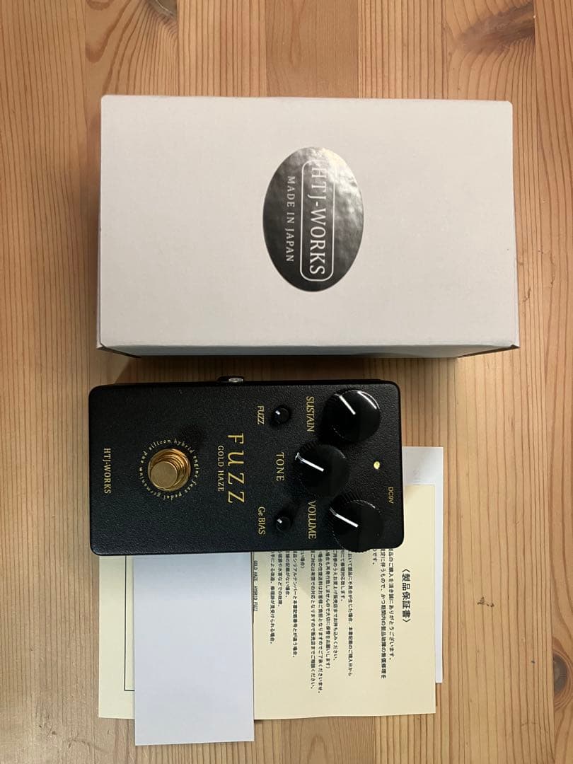 HTJ-WORKS / GOLD HAZE FUZZ ファズ HTJ-WORKS / GOLD HAZE FUZZ ファズ 日本製 Made in Japan | ファズ