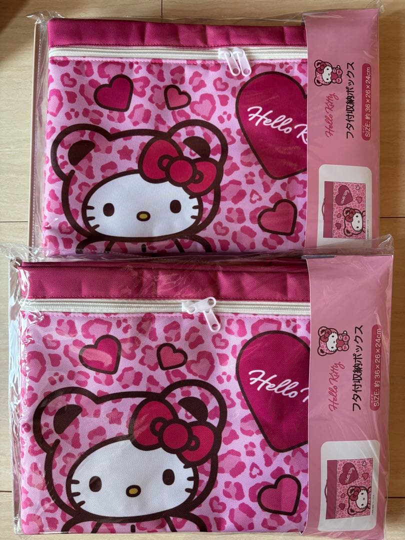 着ぐるみキティ ギャルクマ キティ 収納ボックス フタ付き収納