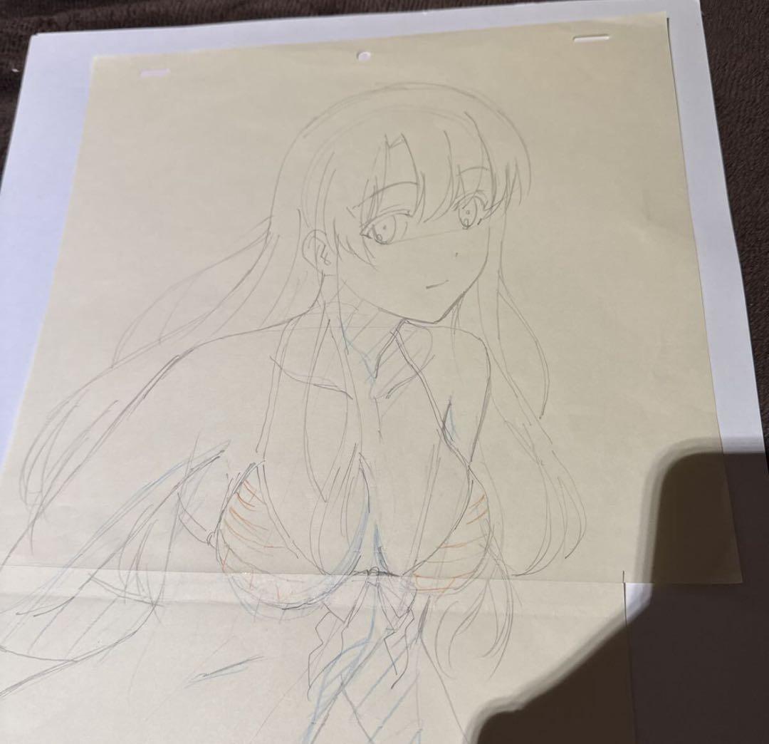 冴えない彼女の育てかた 深崎暮人 制作資料 直筆 セル画 原画 動画