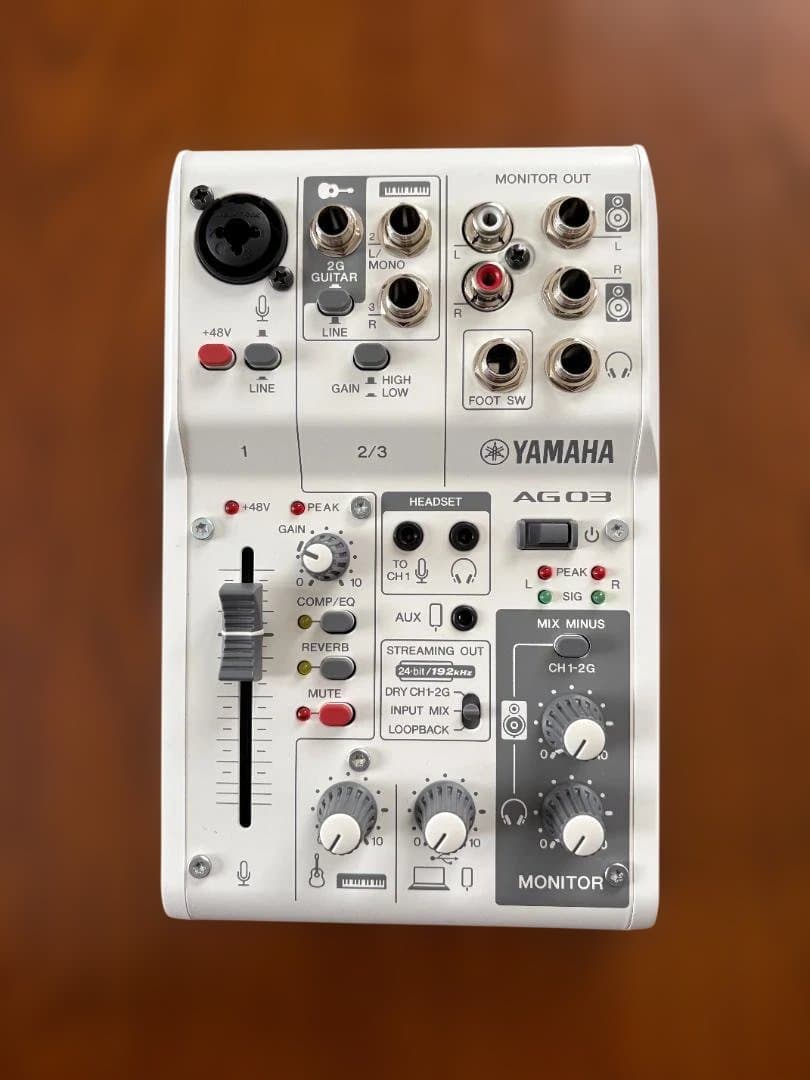 つむ様専用 YAMAHA AG03MK2 ホワイト 【美品】Yamaha AG03MK2 (純正箱