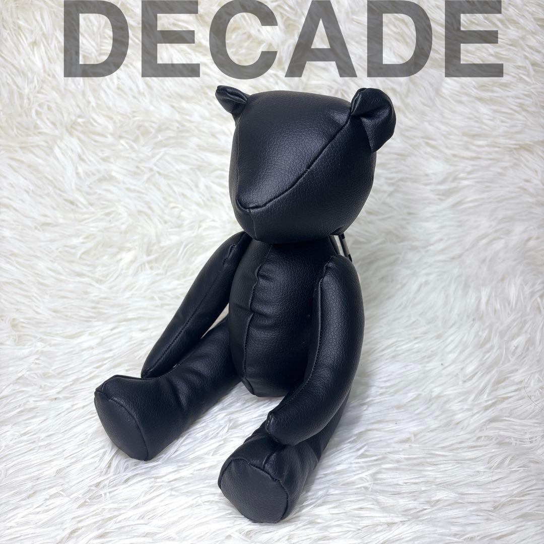 希少✨ 完売品 DECADE ディケイド テディベア レザー ブラック