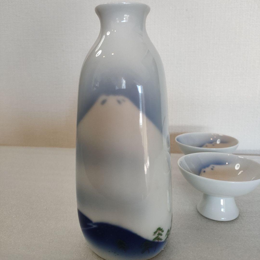 深川製磁 赤富士 二人酒器セット オールド深川 - メルカリ