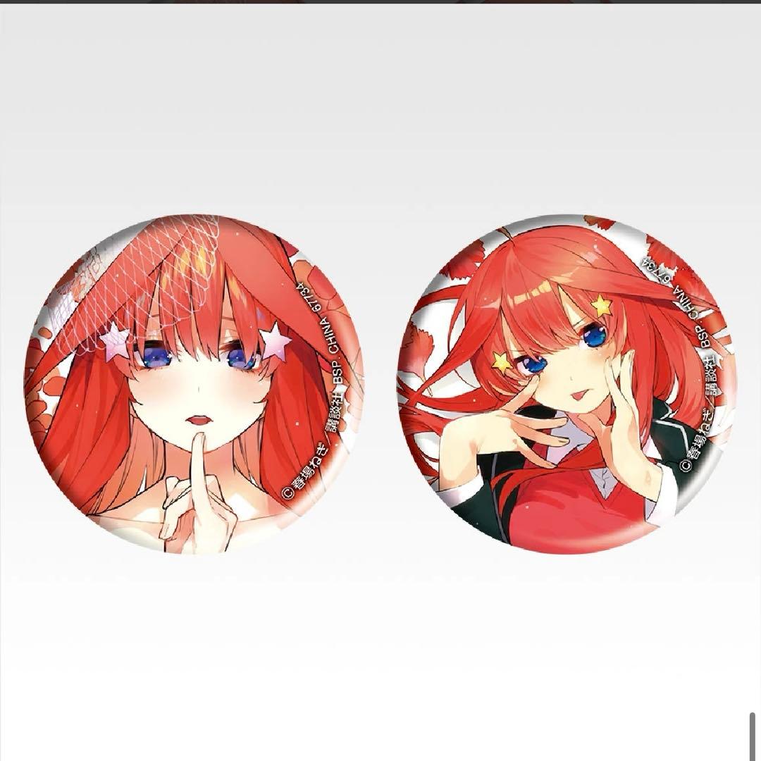 五等分の花嫁一番くじラストワン賞 色紙 缶バッチ - メルカリ