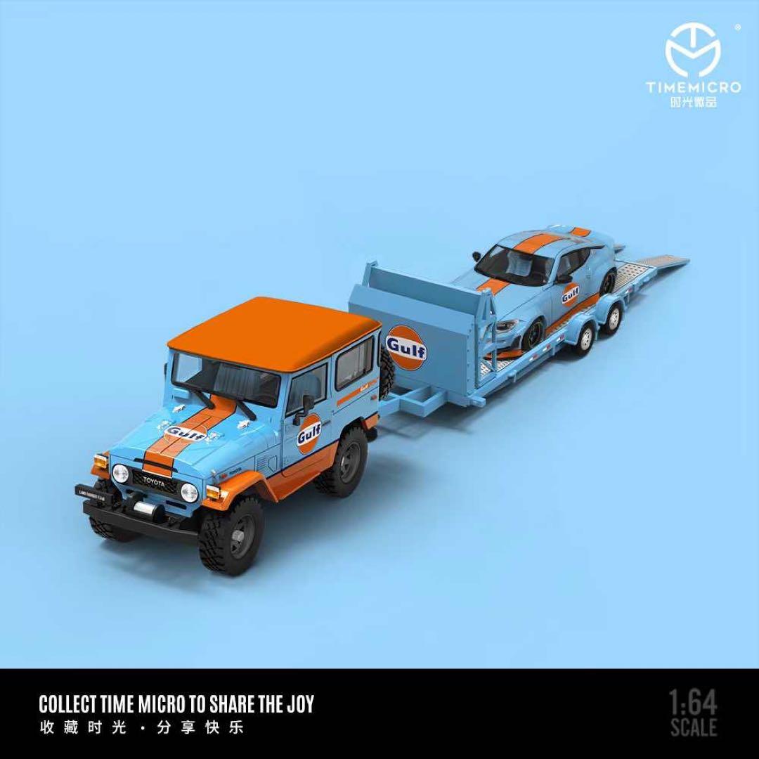 1/64 timemicro 400z + トレーラー + FJ40 ガルフ おもちゃ