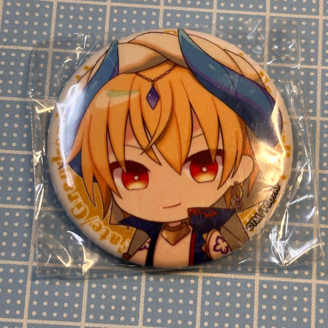 Fate FGO バビロニア ギルガメッシュ 缶バッジ デフォルメ ミニキャラ