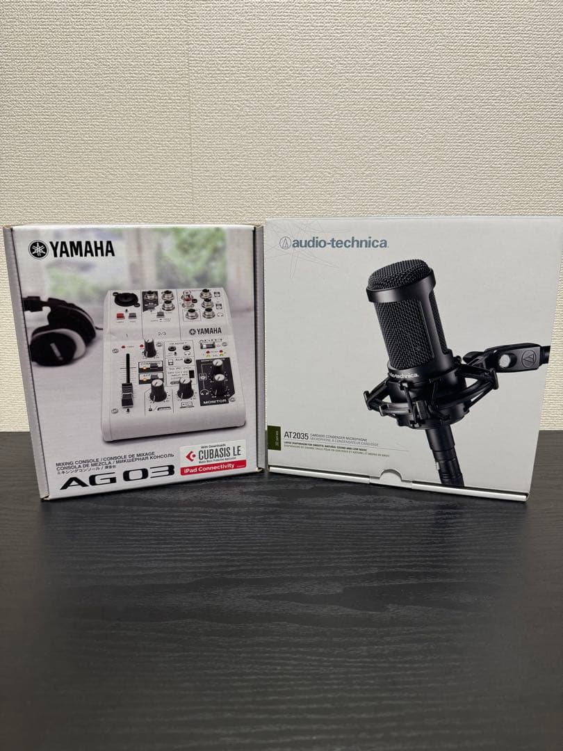 Yamaha AG03 & Audio-Technica AT2035 セット - メルカリ
