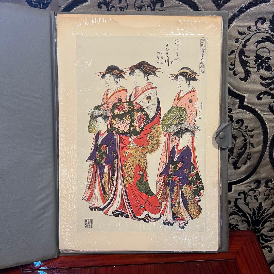 貴重 清長 鳥居清長 浮世絵名品選 集英社 kiyonaga Ukiyo-e - メルカリ