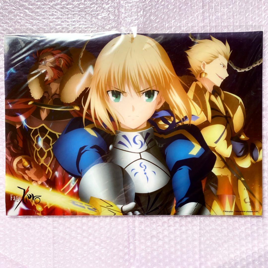 Fate/Zero セイバー アーチャー ギルガメッシュ クリアポスター - メルカリ
