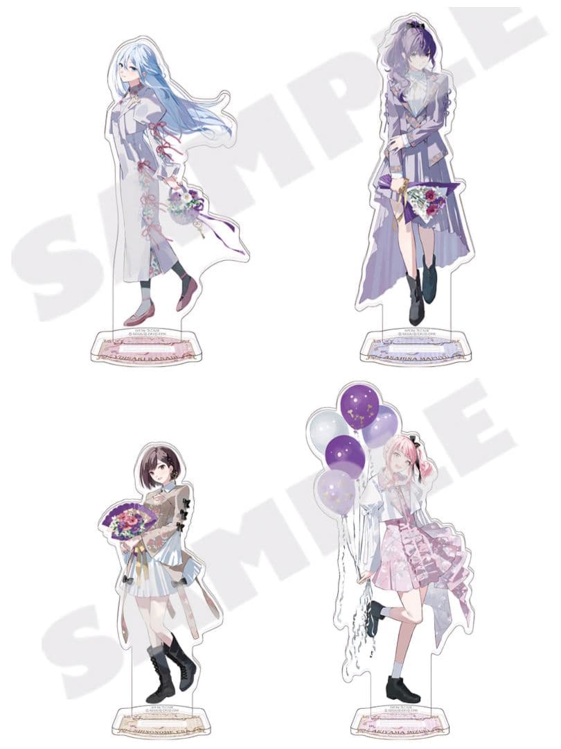 プロセカ 奏/まふゆ/絵名/瑞希 4周年感謝祭 アクリルスタンド アクスタ