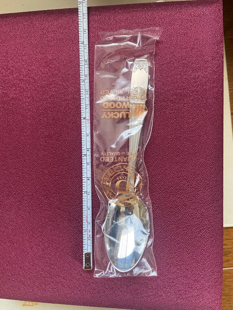 未使用品】LUCKYWOOD 純銀20μ スプーンセット 6本 - メルカリ